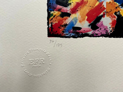 Jim Dine Lithograph Coa Signed Op Numbered 175 Es