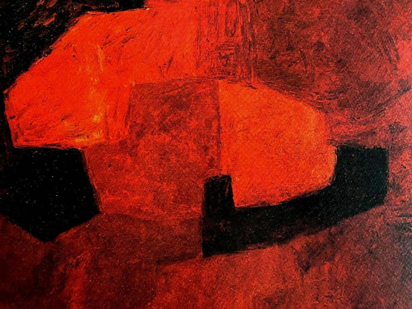 Serge Poliakoff Lithograph Moma Museum Signed Op Numbered Pencil Crayon #