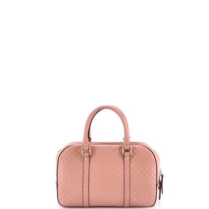 Gucci Convertible Top Handle Crossbody Bag Microguccissima Leather Medium