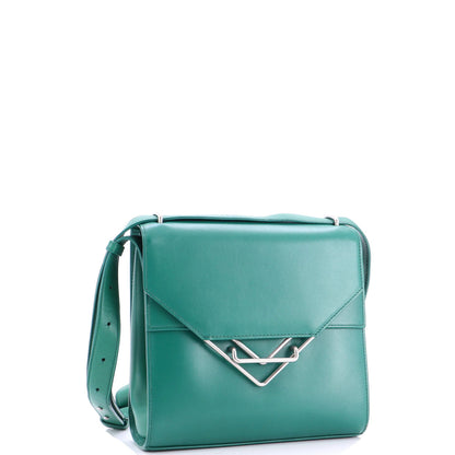 Bottega Veneta Clip Flap Bag Leather