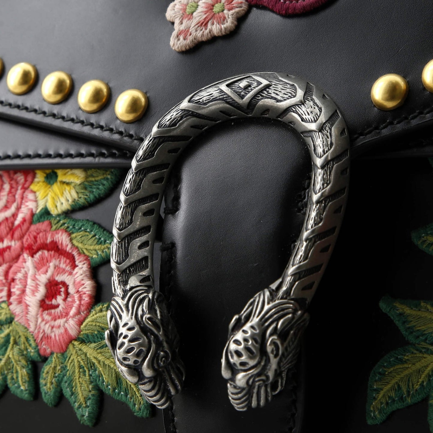 Gucci Dionysus Bag Embroidered Studded Leather Small