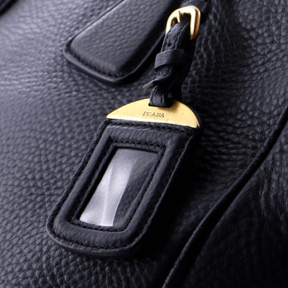 Prada Double Zip Convertible Tote Vitello Daino Large