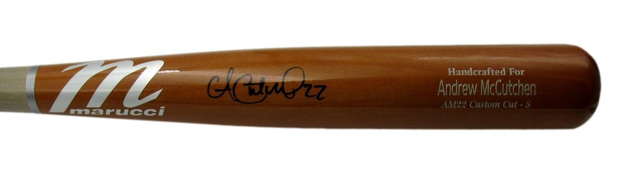 Andrew Mccutchen Autographed Player Model Marucci Baseball Bat Hunt Holo 188810