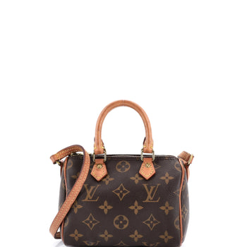 Louis Vuitton Speedy Bandouliere Bag Monogram Canvas Nano