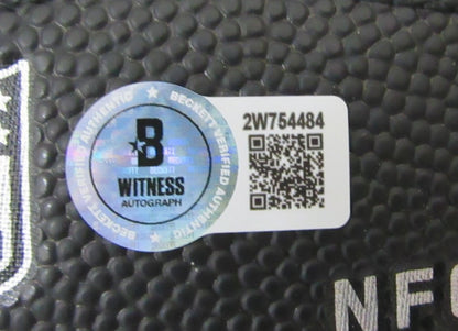 A.J. Brown Signed/Auto Super Bowl Lix Logo Football Eagles Beckett 195539