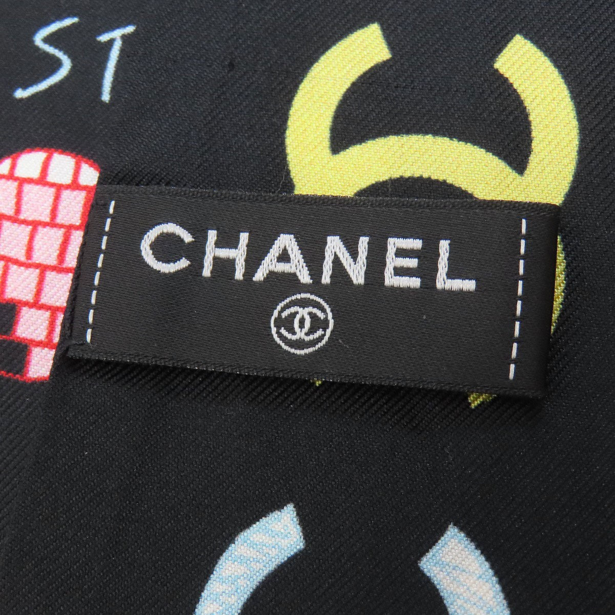 Silk CHANEL Bando Scarf
