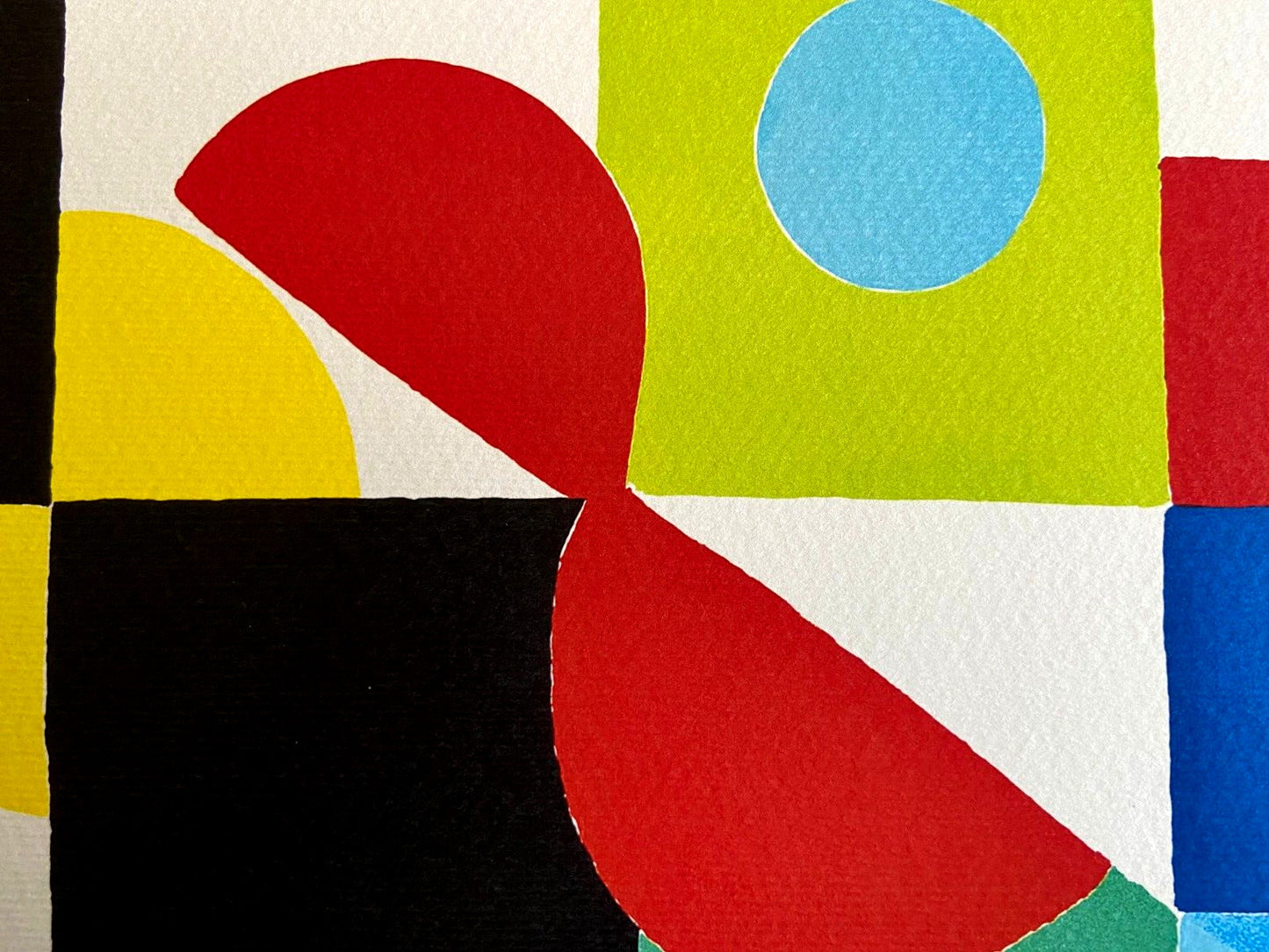 Sonia Delaunay Lithograph Coa Signed Op Numbered