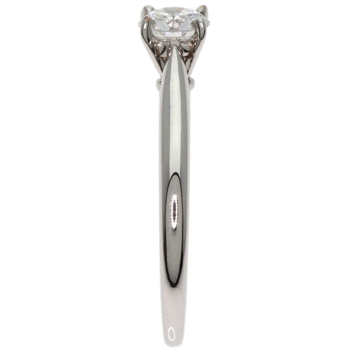 Cartier   Ring Solitaire Diamond # 45 Platinum