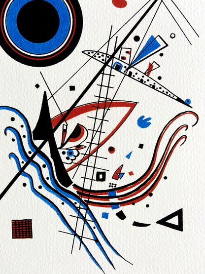 Wassily Kandinsky Lithograph Coa Museum - Piet Mondrian Paul Klee