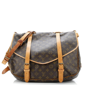Louis Vuitton Saumur Handbag Monogram Canvas 43