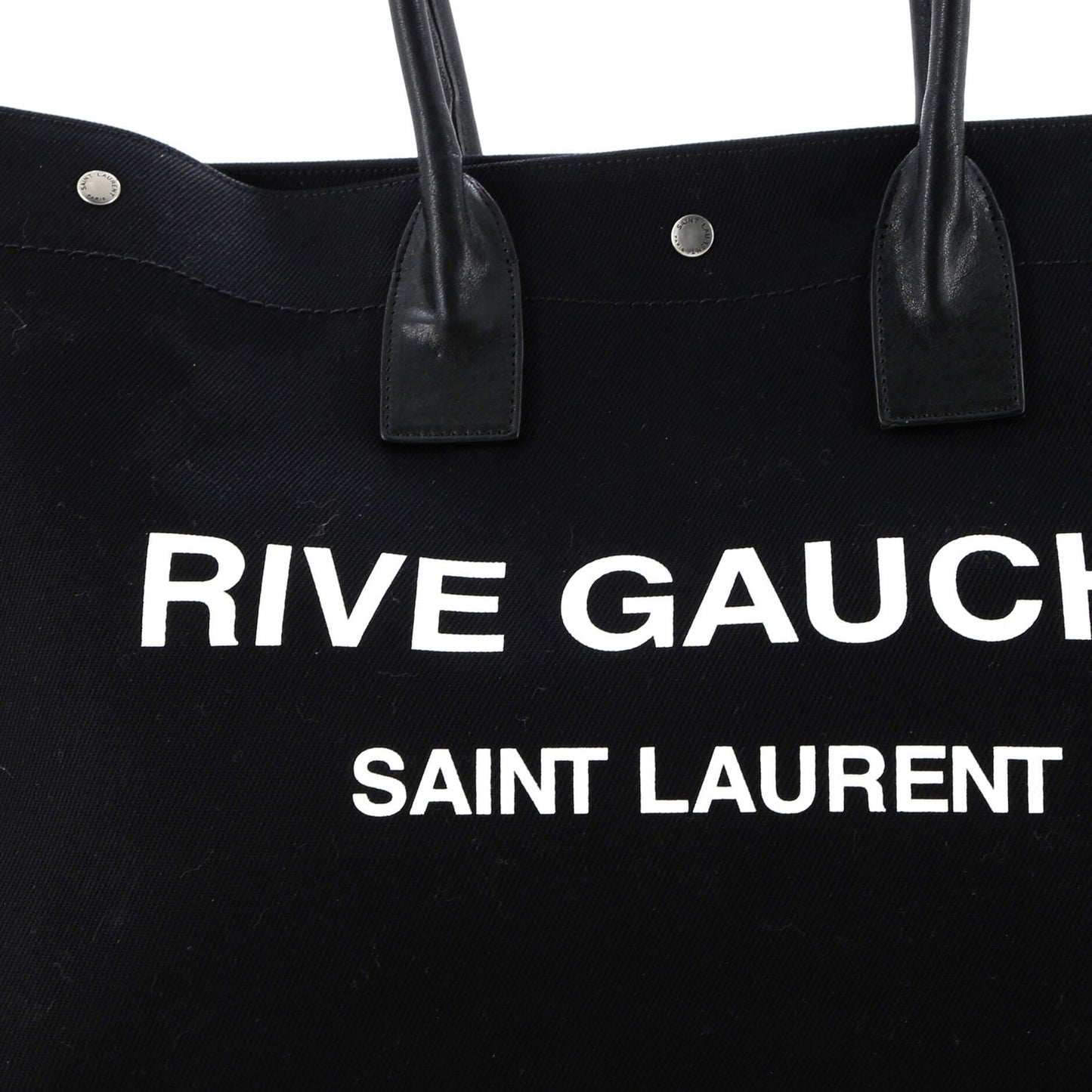 Saint Laurent Rive Gauche Shopper Tote Camo Canvas Large