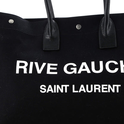 Saint Laurent Rive Gauche Shopper Tote Camo Canvas Large