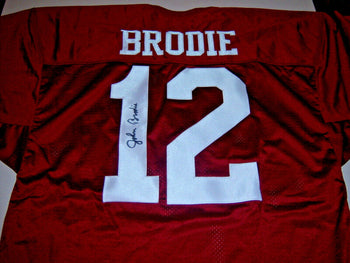 John Brodie Stanford Cardinal,Sanfrancisco 49Ers