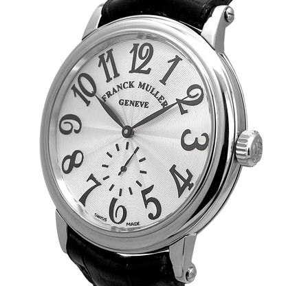Franck Muller Round 7421 B S6 Guilloche Dial Silver Dial Watch Men