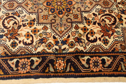Vintage Handmade Floral Oriental Rug Carpet