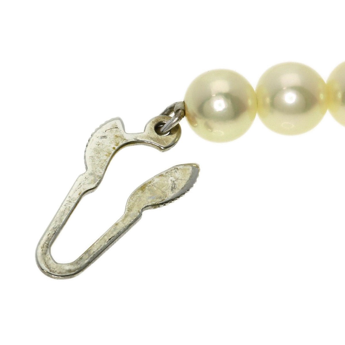 Silver MIKIMOTO Pearl Necklace