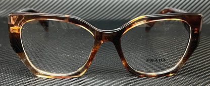 PRADA PR 18WV 07R1O1 Brown Tortoise Women's 54 mm Eyeglasses