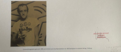 Keith-Haring Lithograph Coa Signed Numbered Pencil Certified