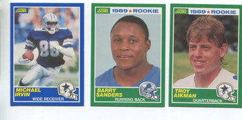 1989 Score Football Cards Complete Set