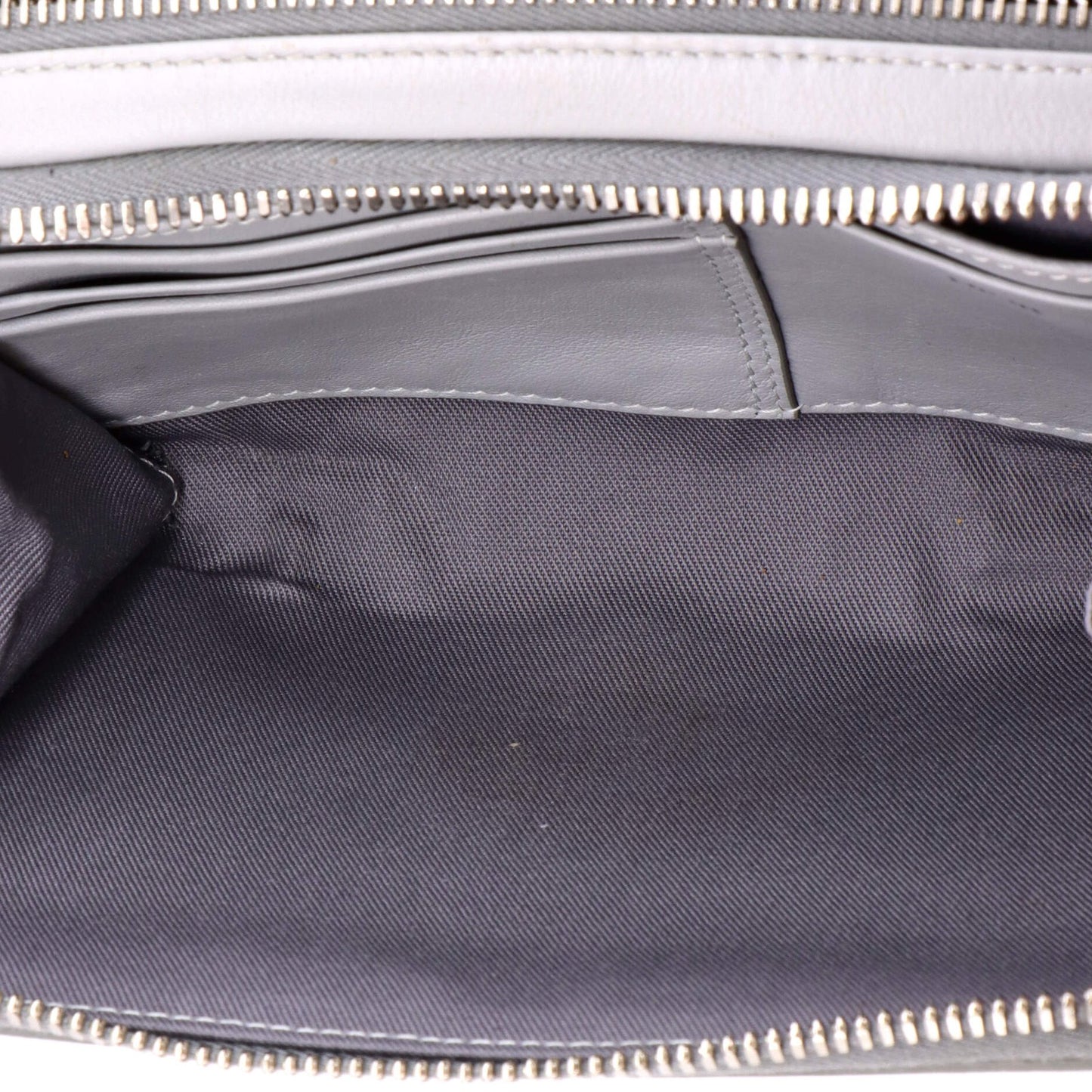 Christian Dior Double Zip Crossbody Pouch Cd Diamond Coated Canvas