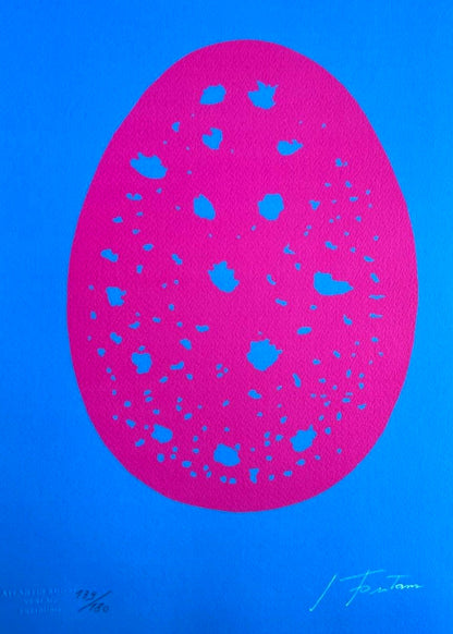 Lucio Fontana Lithograph ( Coa Signed In Pen) Numbered In Pencil