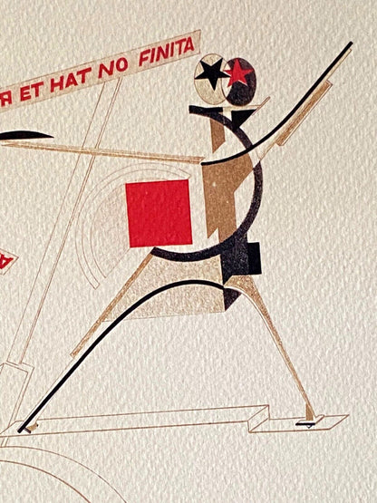 El Lissitzky Lithograph Moma Coa Published (Piet Mondrian Joan Mir