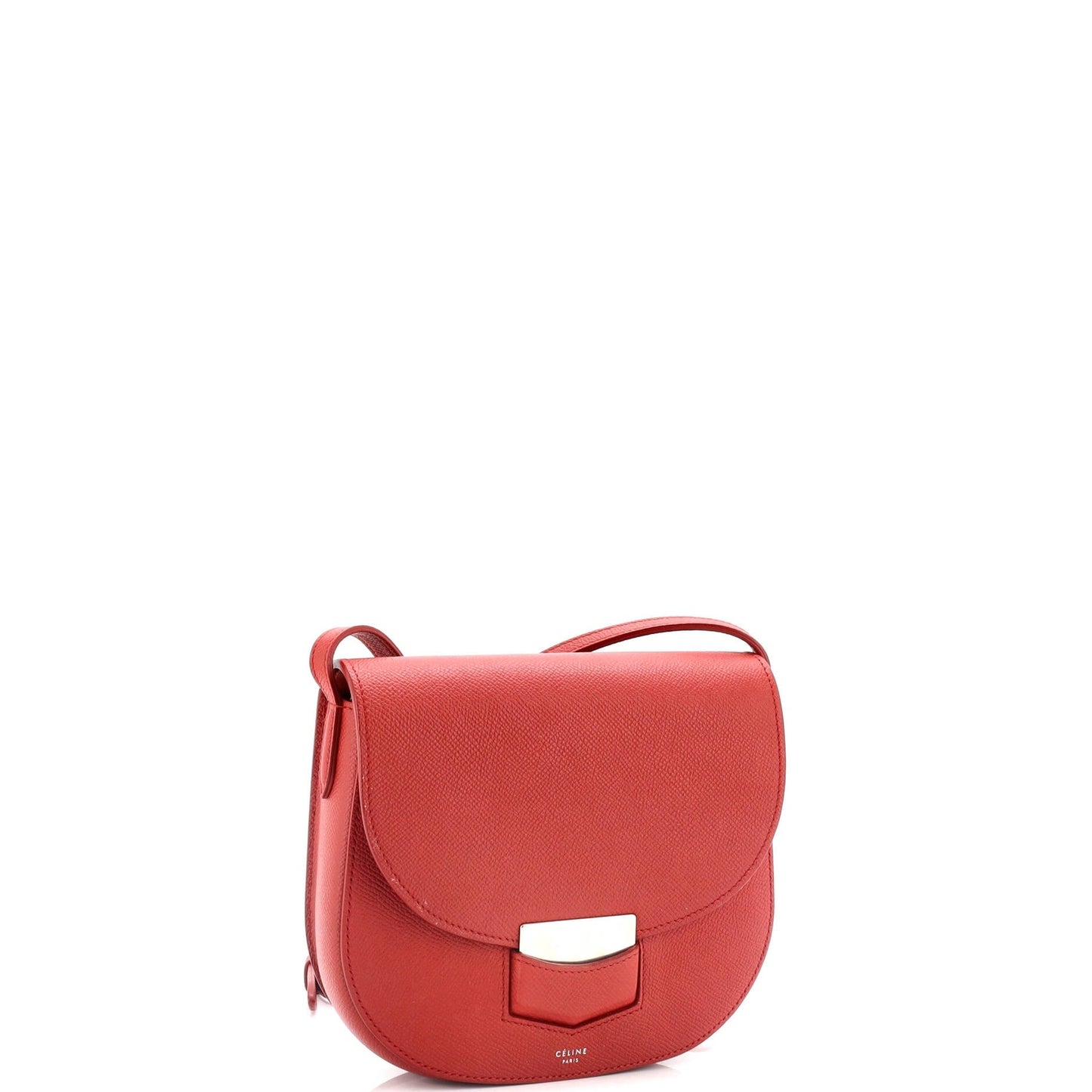 Celine Trotteur Crossbody Bag Grainy Leather Small