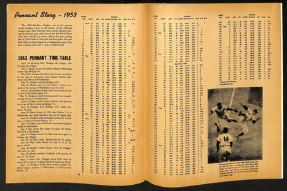 1954 Brooklyn Dodgers Baseball Yearbook 200597