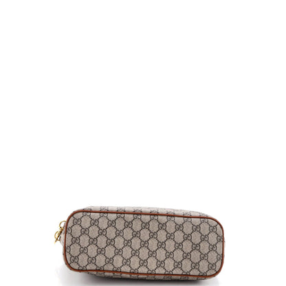 Small Gucci Convertible Soft Tote GG Coated Canvas with Leather