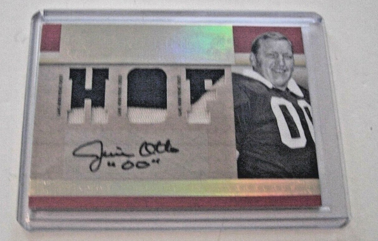 Jim Otto 2007 National Treasures Game  Triple