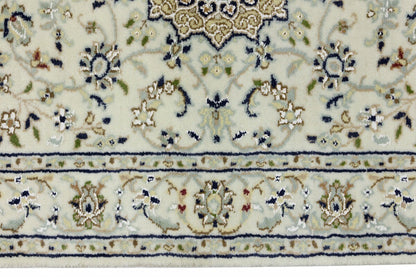 Indo-Nain Oriental Runner Rug Medallion Floral