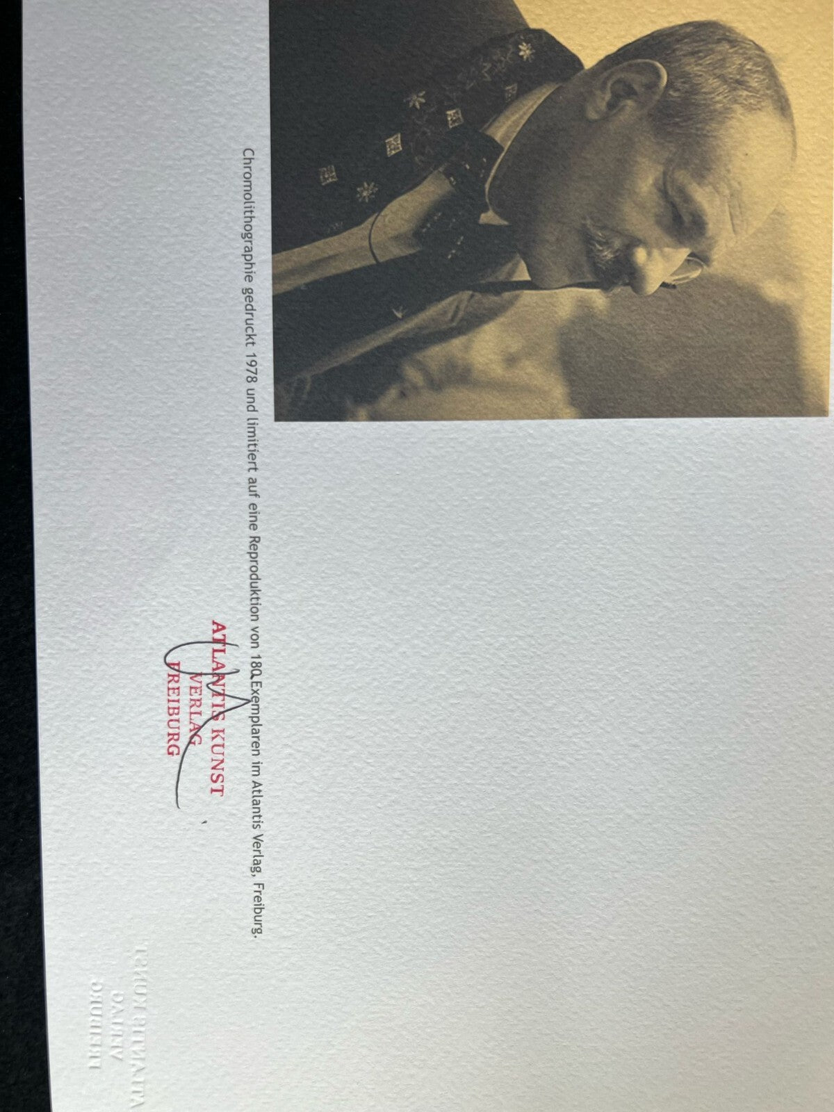 Barnett Newman Lithograph Coa Signed In Pen Numbered In Pencil, 180