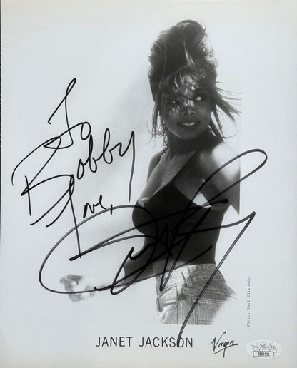 Janet Jackson Autographed 8X10 Celebrity Photo (Jsa)