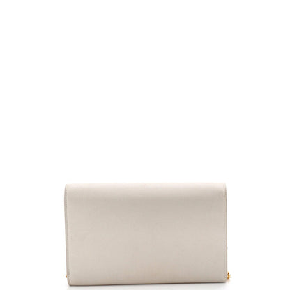 Saint Laurent Uptown Chain Wallet Leather