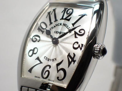 Franck Muller Ladies Tonneau Curvex Silver 1752Bqz