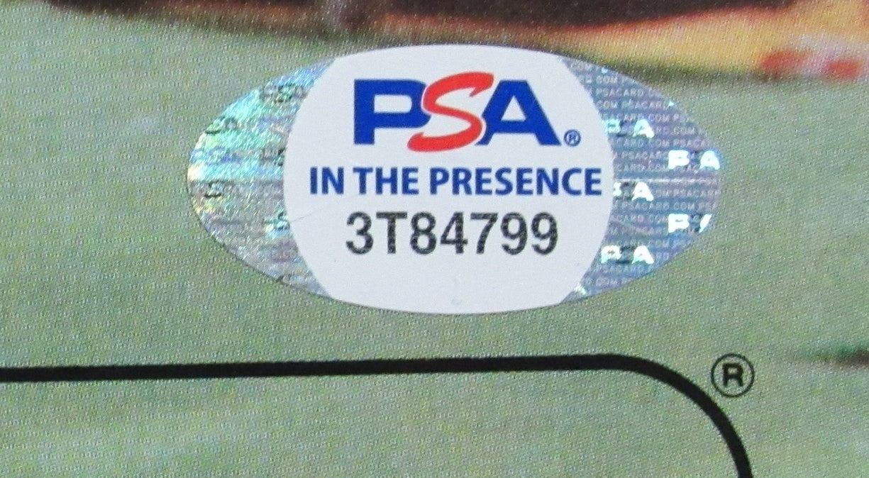 Larry Bird Hof Signed/Autographed 23X35 Poster Boston Celtics Psa/Dna 193254