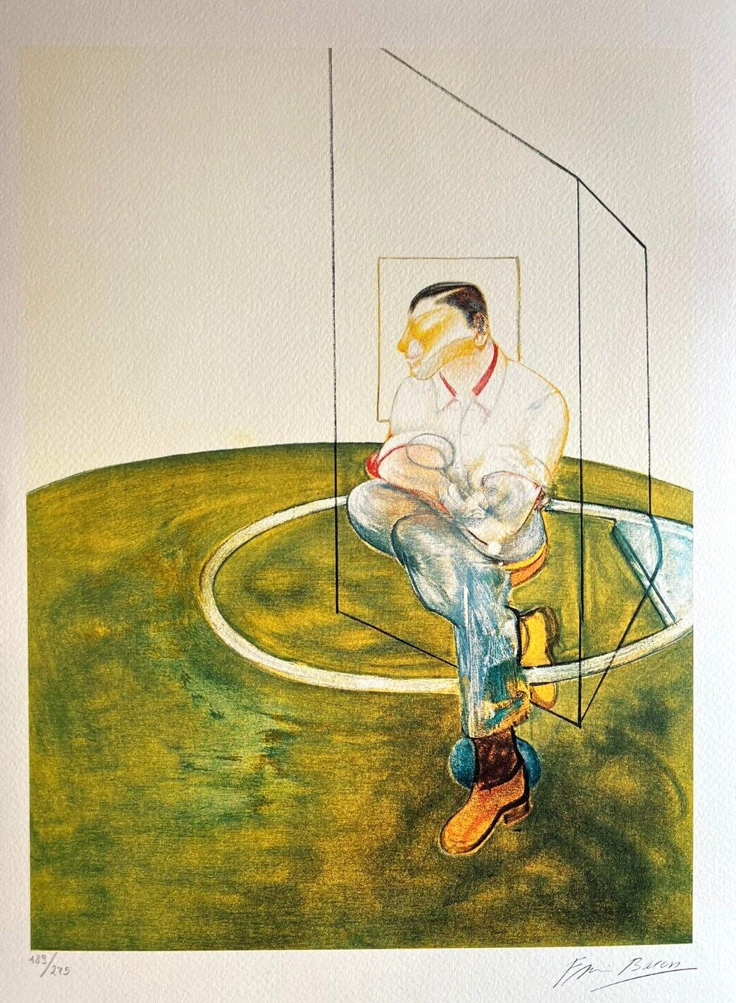 Francis Bacon Lithograph Coa Signed Op Numbered Limited To 275Ex