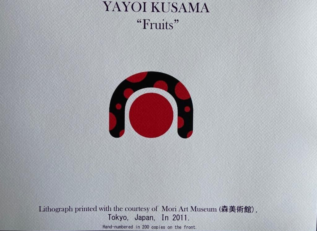 Yayoi Kusama Lithograph Mori.Art Museum Coa Numbered Limited 200