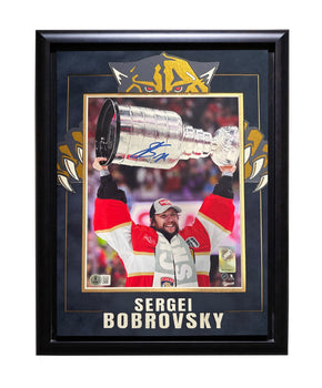Sergei Bobrovsky Autographed 8X10 Framed Panthers