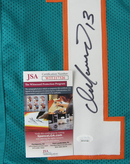 Dan Marino Hof Signed/Auto Miami Dolphins Custom Football Jersey Jsa 165343