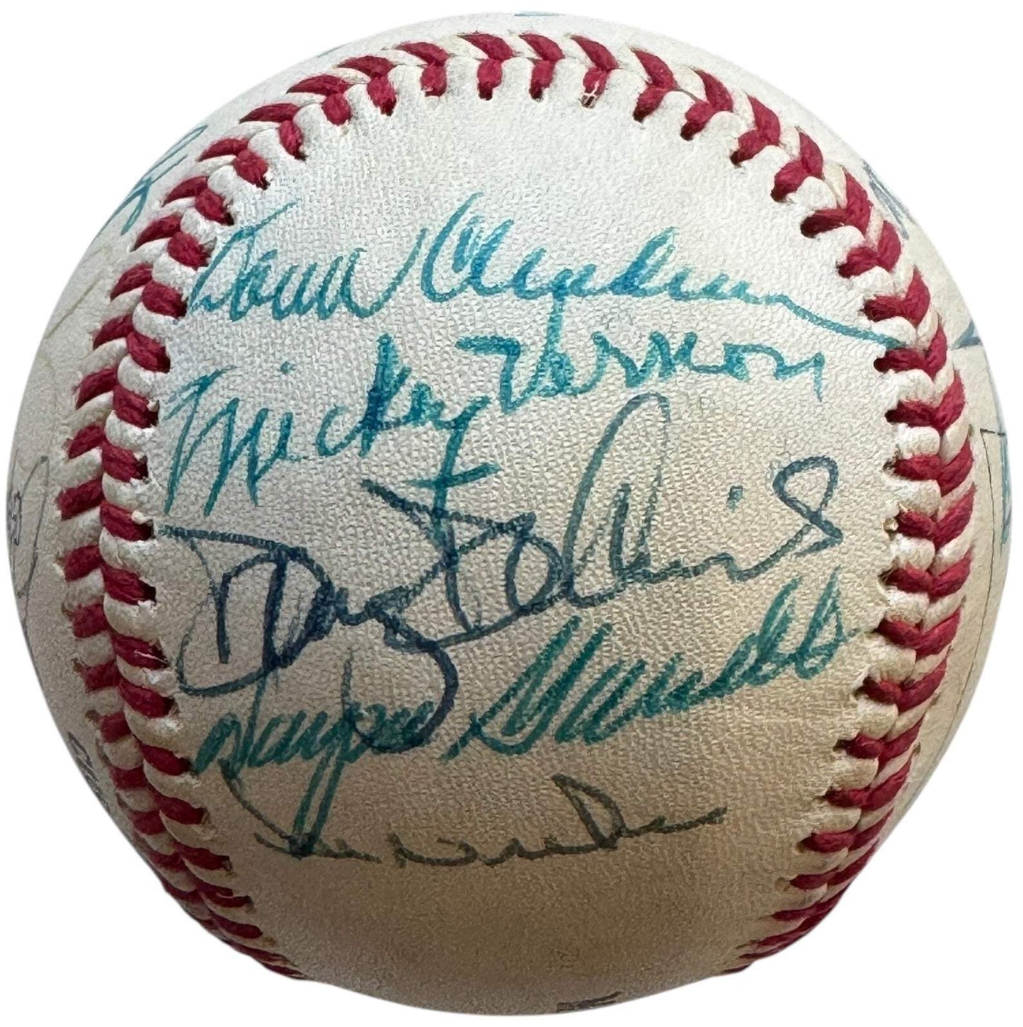 Major League Baseball Players Alumni Muti Signed Autographed Ball