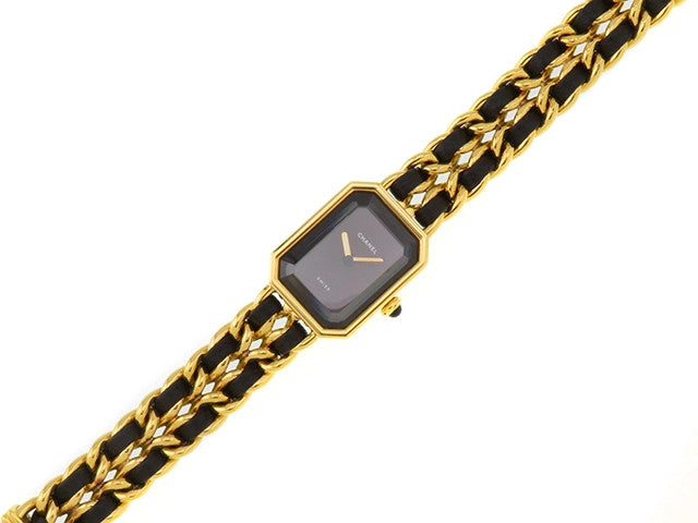Chanel Premire L H0001 Gold Plated Quartz