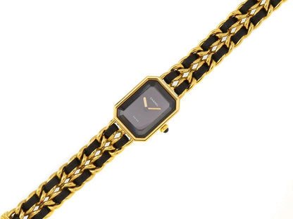 Chanel Premire L H0001 Gold Plated Quartz