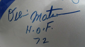 Detroit Lions Hof'Ers Multi-Signed/Inscr Full Size Authentic Helmet Jsa 157079