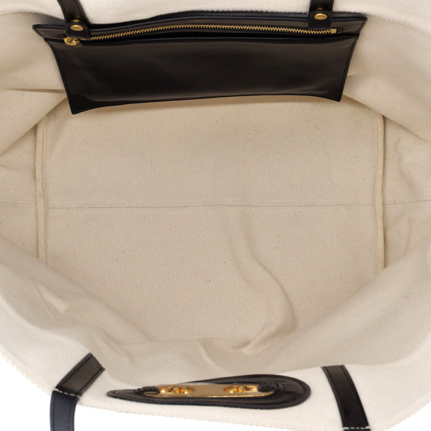 Celine Cabas Maillon Triomphe Bag Canvas