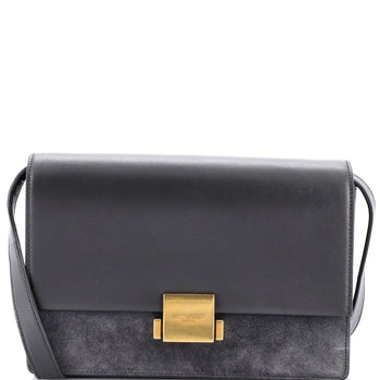 Saint Laurent Bellechasse Shoulder Bag Suede And Leather Medium