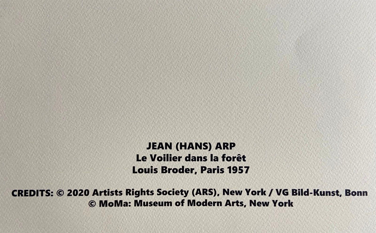 Jean Hans Arp Lithograph 1957 Moma