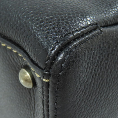 Chanel   Tote Bag Coco Mark Wild Stitch Grained