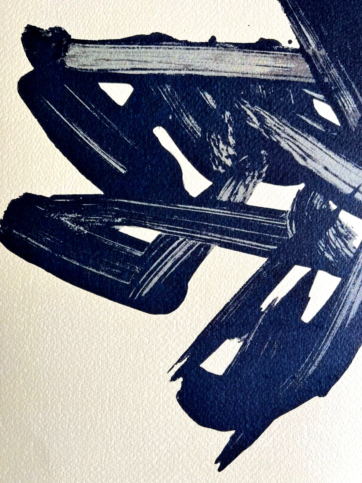 Pierre Soulages Coa Signed Op Numbered Pencil 275Ex Certified