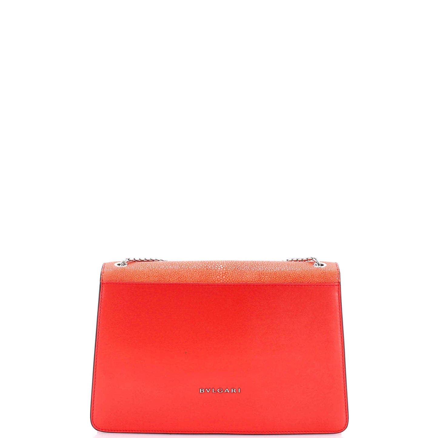 Bvlgari Serpenti Forever Shoulder Bag Leather And Stingray Medium